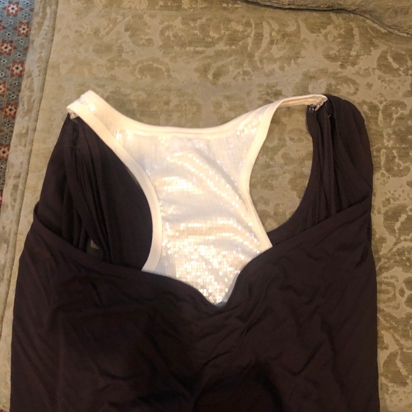 Sean john Brown Long Top With Sequin L - Picture 4 of 5